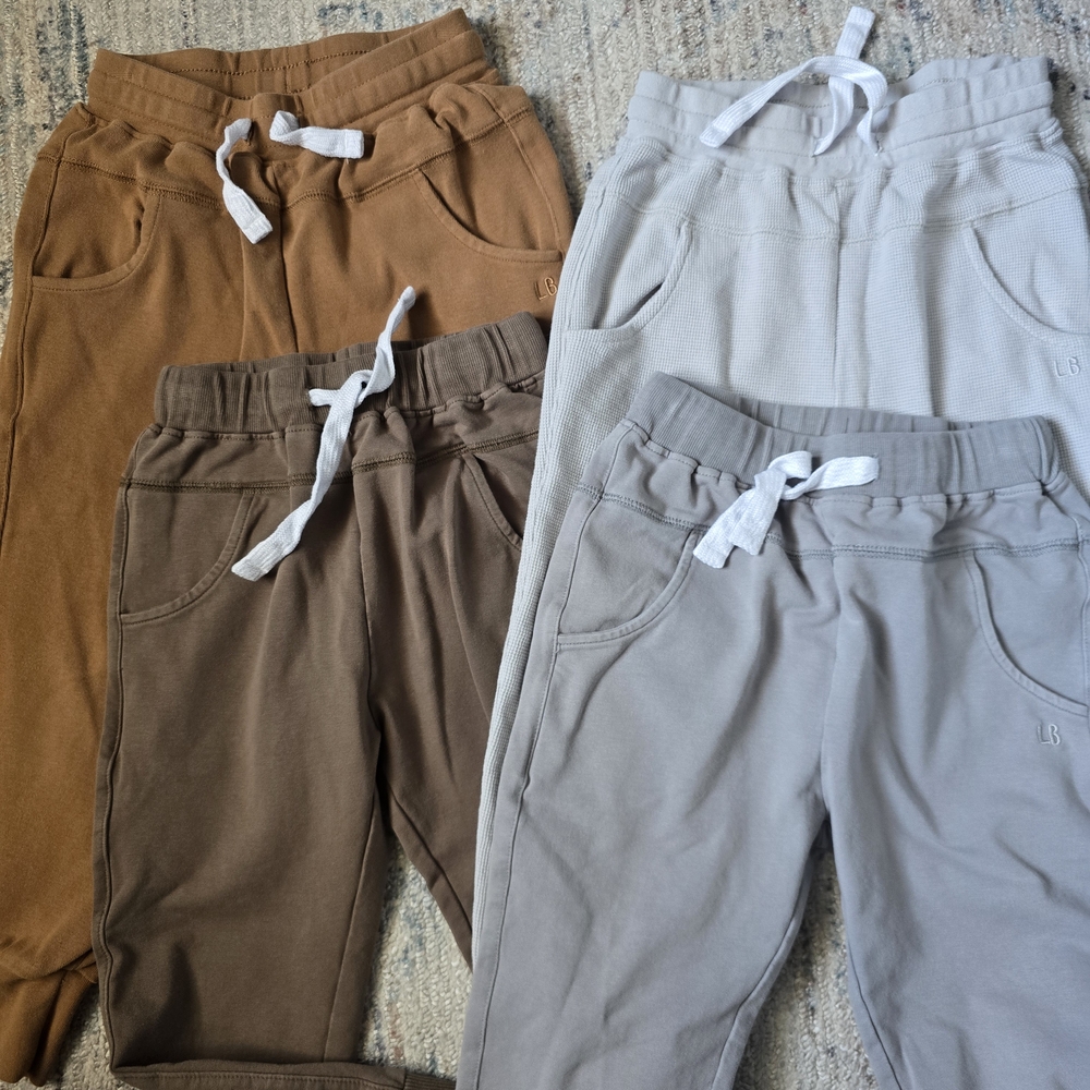 Little Bipsy Joggers 5-6T (4 Pairs)